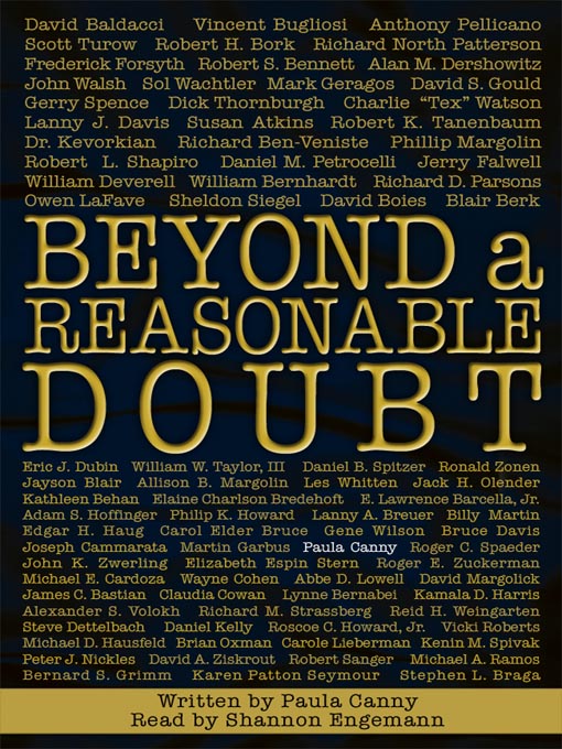 Cover image for Beyond a Reasonable Doubt